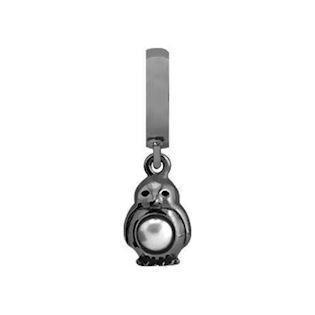 Christina Design London Penguin Charm med perle, 610-B29